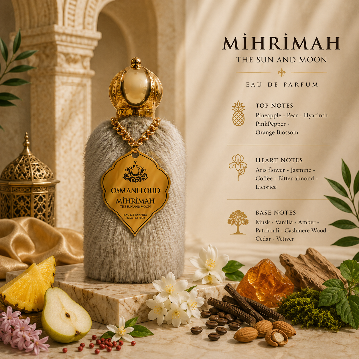Mihrimah Eau de Parfum 100 ml – Osmanli Oud