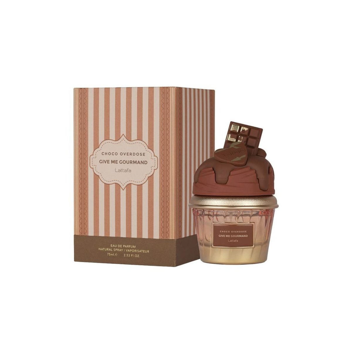 Give Me Gourmand Choco Overdose di Lattafa Eau de Parfum 75 ml