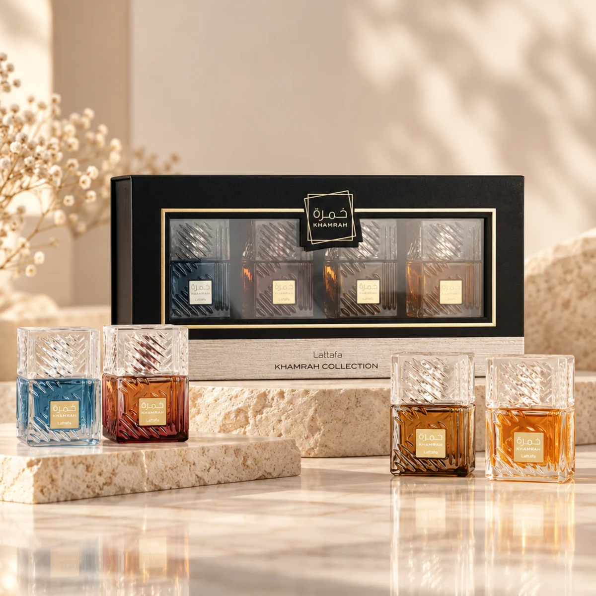 Khamrah Collection – Cofanetto 4 x 25 ml – Lattafa Perfumes