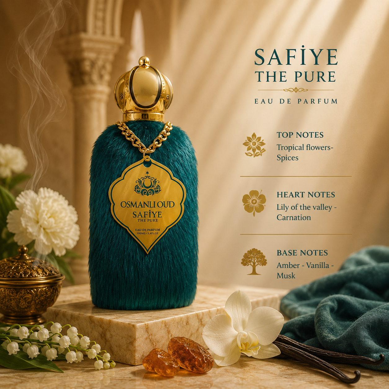 Safiye The Pure Eau de Parfum 100 ml – Osmanli Oud